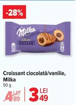 Carrefour Market Croissant ciocolată/vanilie, Milka Ofertă