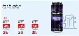 Carrefour Market Bere Strongbow Ofertă
