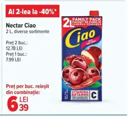 Carrefour Market Nectar Ciao Ofertă