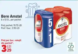 Carrefour Market Bere Amstel Ofertă