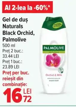 Carrefour Market Gel de duş Naturals Black Orchid, Palmolive Ofertă