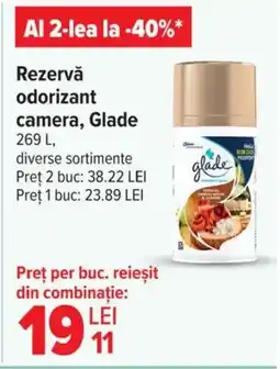 Carrefour Market Rezervă odorizant camera, Glade Ofertă