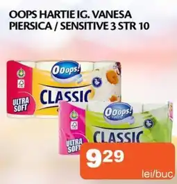 Unicarm Oops hartie ig. vanesa piersica/sensitive Ofertă