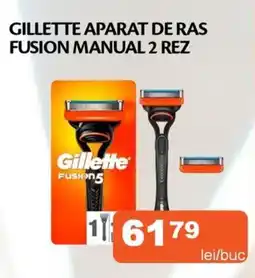Unicarm Gillette aparat de ras fusion manual 2 rez Ofertă