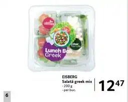 Selgros EISBERG Salată greek mix Ofertă