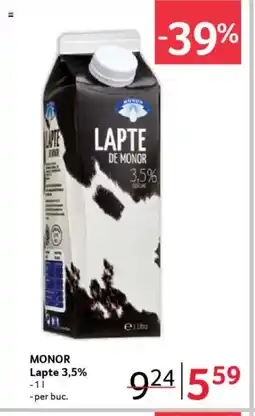 Selgros MONOR Lapte 3,5% Ofertă