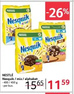 Selgros NESTLÉ Nesquik / mix/alphabet Ofertă