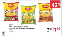 Selgros REEVA Fidea pentru preparare rapidă cu gust de pui / pui picant / legume / vită Ofertă