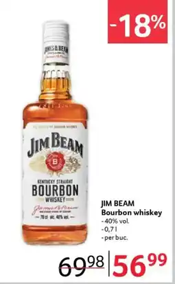 Selgros JIM BEAM Bourbon whiskey Ofertă