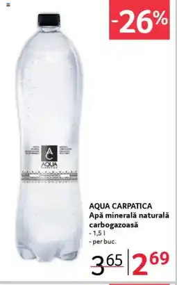 Selgros AQUA CARPATICA Apă minerală naturală carbogazoasă Ofertă