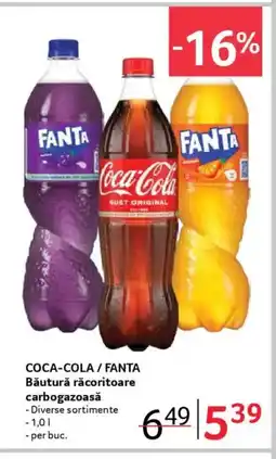 Selgros COCA-COLA / FANTA Băutură răcoritoare carbogazoasă Ofertă