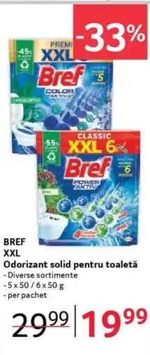 Selgros BREF XXL Odorizant solid pentru toaletă Ofertă