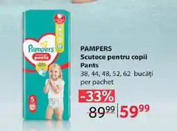 Selgros PAMPERS Scutece pentru copii Pants Ofertă
