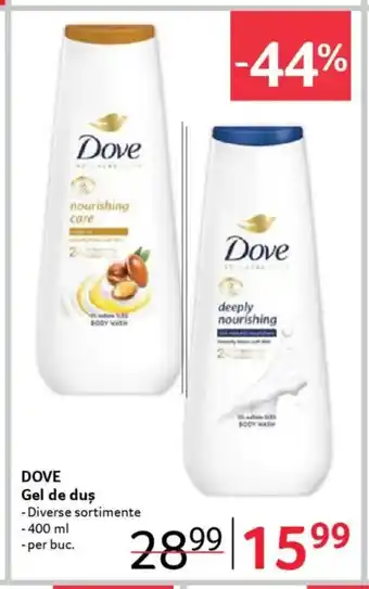 Selgros DOVE Gel de duş Ofertă
