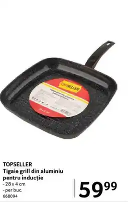 Selgros TOPSELLER Tigaie grill din aluminiu pentru inducție Ofertă