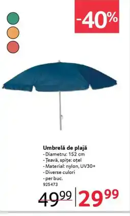 Selgros Umbrelă de plajă Ofertă
