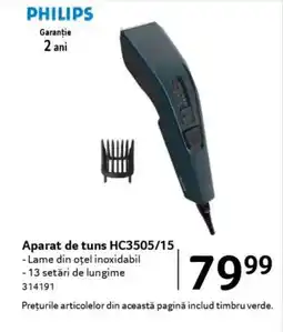 Selgros Aparat de tuns HC3505/15 Ofertă