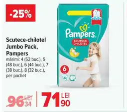 Carrefour Market Scutece-chilotel Jumbo Pack, Pampers Ofertă