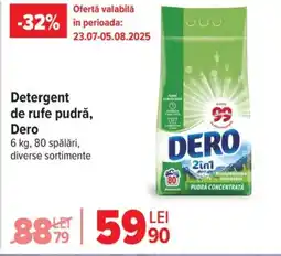 Carrefour Detergent de rufe pudră, Dero Ofertă