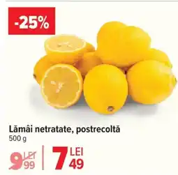 Carrefour Lămâi netratate, postrecoltă Ofertă