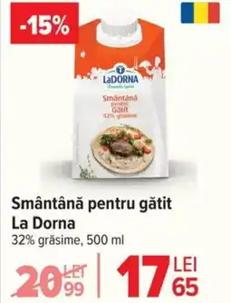 Carrefour Smântână pentru gătit La Dorna Ofertă