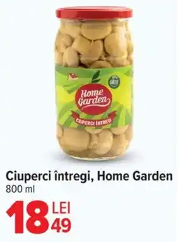 Ciuperci întregi, Home Garden