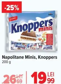Carrefour Napolitane Minis, Knoppers Ofertă