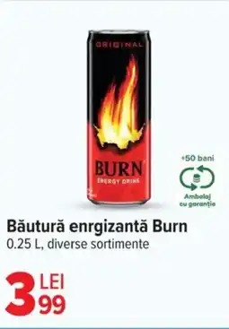 Carrefour Băutură enrgizantă Burn Ofertă
