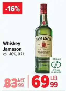 Carrefour Whiskey Jameson Ofertă