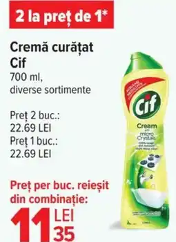 Cremă curățat Cif