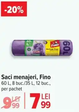 Carrefour Saci menajeri, Fino Ofertă