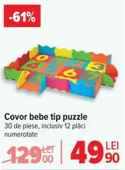 Carrefour Covor bebe tip puzzle Ofertă