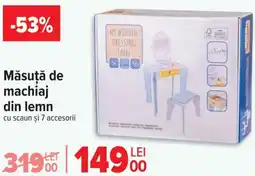 Carrefour Măsuţă de machiaj din lemn Ofertă