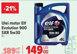 Carrefour Ulei motor Elf Evolution 900 SXR 5w30 Ofertă