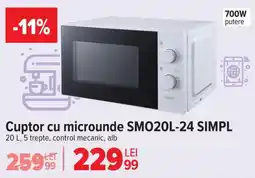 Cuptor cu microunde SMO20L-24 SIMPL
