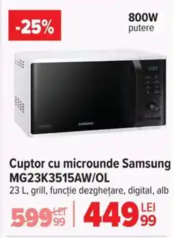 Cuptor cu microunde Samsung MG23K3515AW/OL