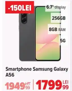 Carrefour Smartphone Samsung Galaxy A56 Ofertă