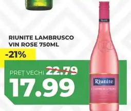 Simos Riunite lambrusco vin rose Ofertă