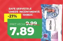 Simos Safe șervețele umede incontinență Ofertă