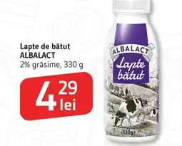 Supeco Lapte de bătut ALBALACT 2% grăsime Ofertă