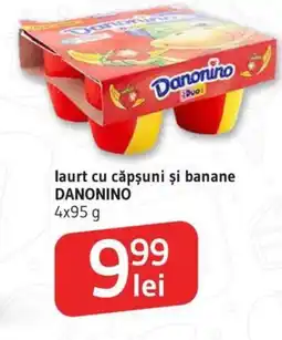 Supeco laurt cu căpşuni şi banane DANONINO Ofertă
