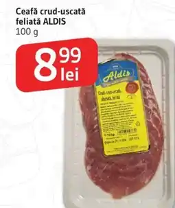 Supeco Ceafă crud-uscată feliatǎ ALDIS Ofertă