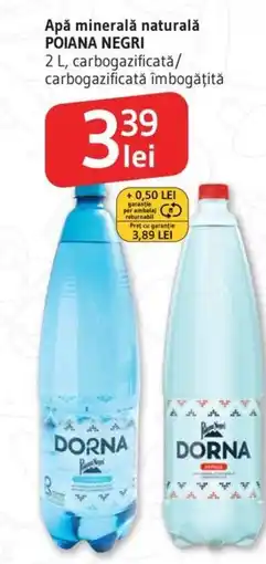 Supeco Apă minerală naturală POIANA NEGRI Ofertă