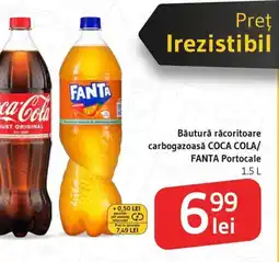 Supeco Băutură răcoritoare carbogazoasă COCA COLA/ FANTA Portocale Ofertă