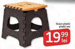 Supeco Scaun plastic pliabil mic Ofertă