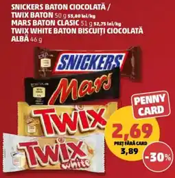 Penny Snickers baton ciocolată/ twix baton mars baton clasic twix white baton biscuiti ciocolată alba Ofertă