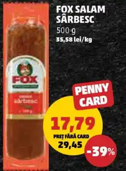 Penny Fox salam sârbesc Ofertă