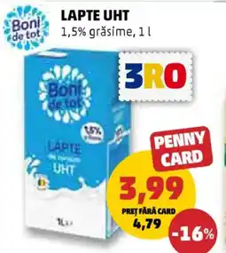 Penny Lapte uht Ofertă