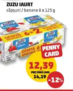 Penny Zuzu iaurt căpşuni / banane Ofertă