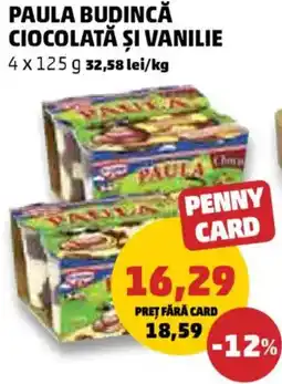 Penny Paula budincă ciocolată și vanilie Ofertă